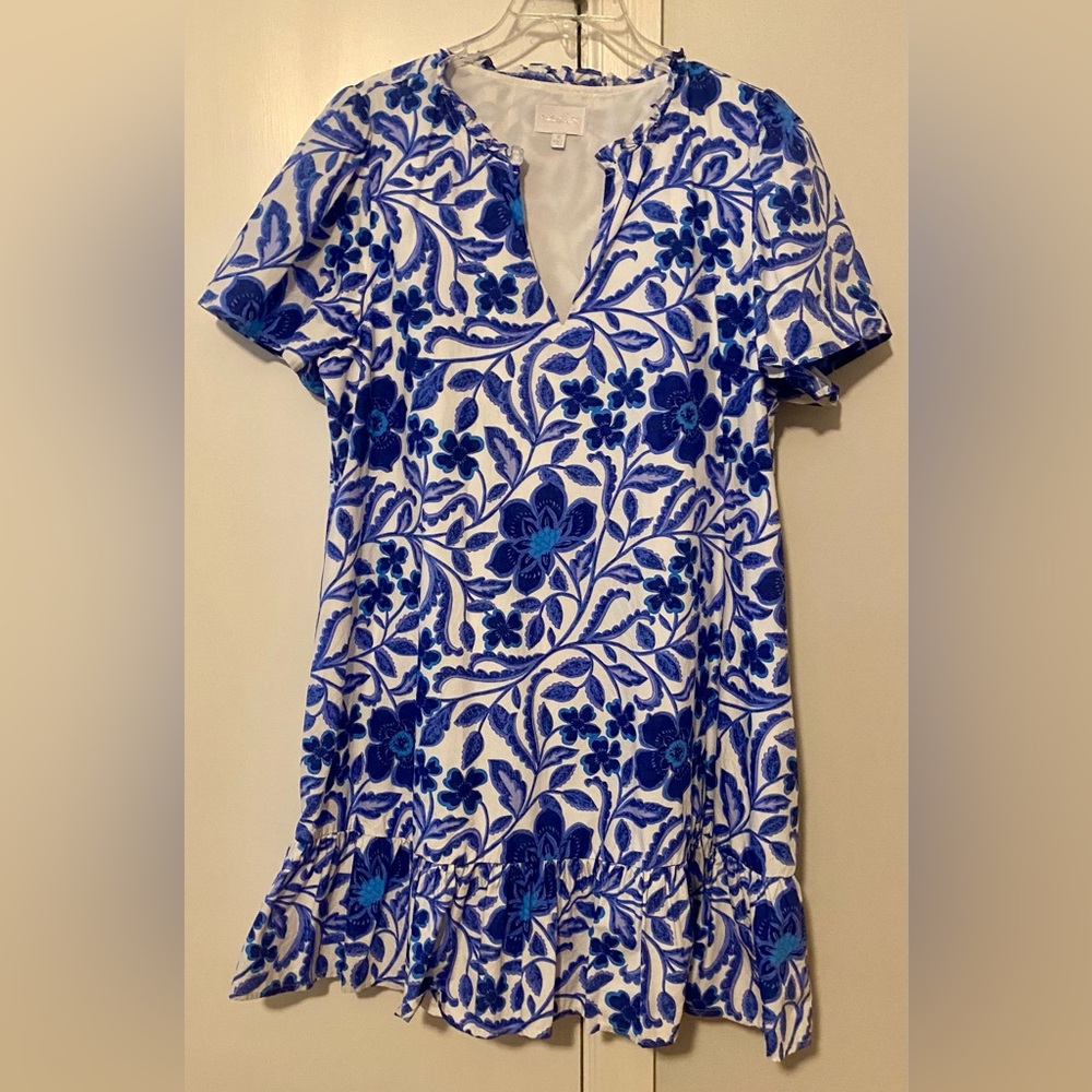 Sugarlips Blue and White Dress